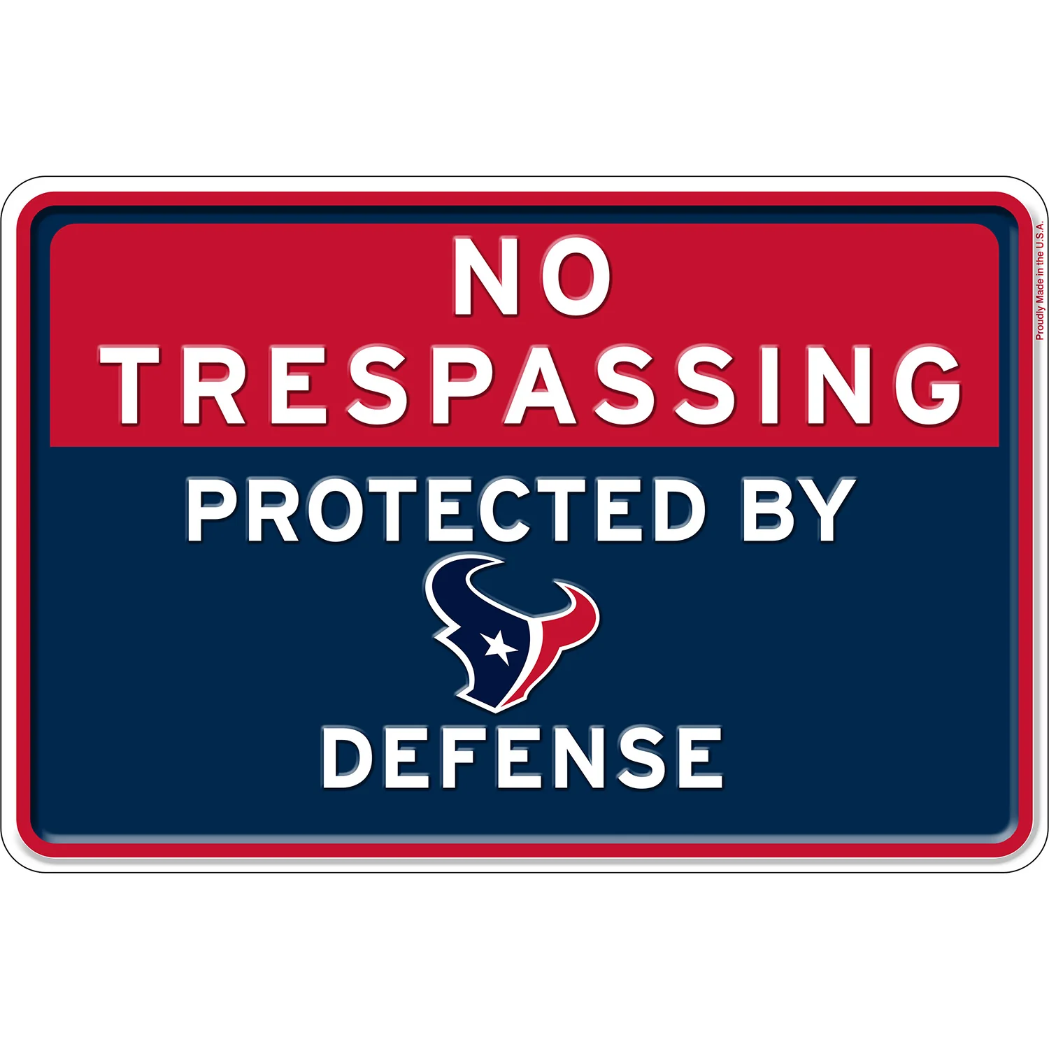 NFL No Trespassing Metal Sign - Image 25