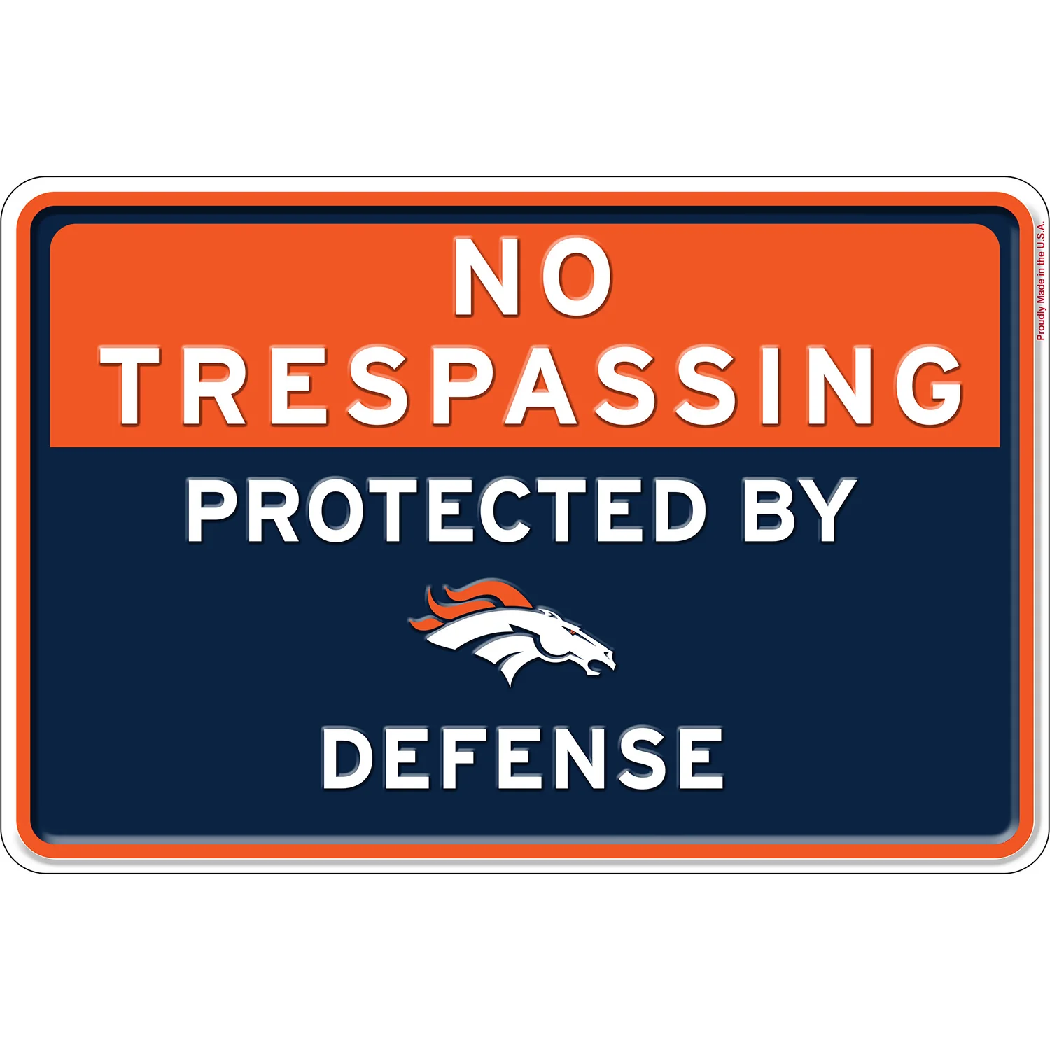 NFL No Trespassing Metal Sign - Image 27