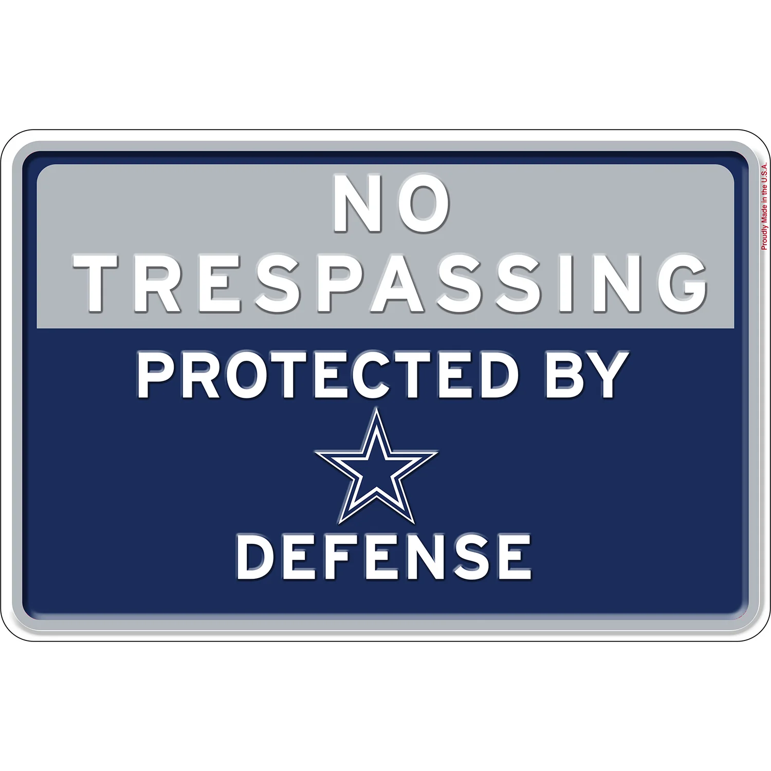 NFL No Trespassing Metal Sign - Image 28