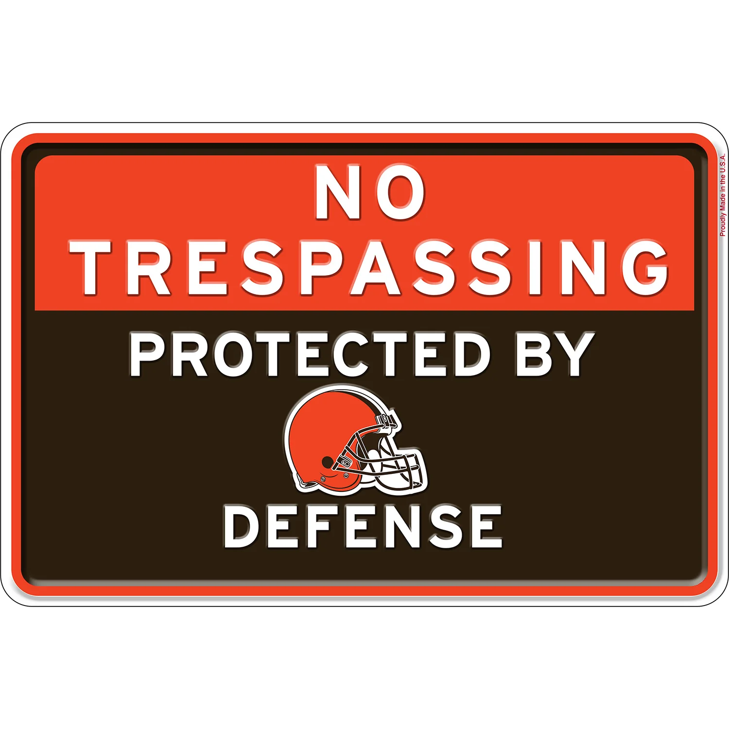 NFL No Trespassing Metal Sign - Image 29