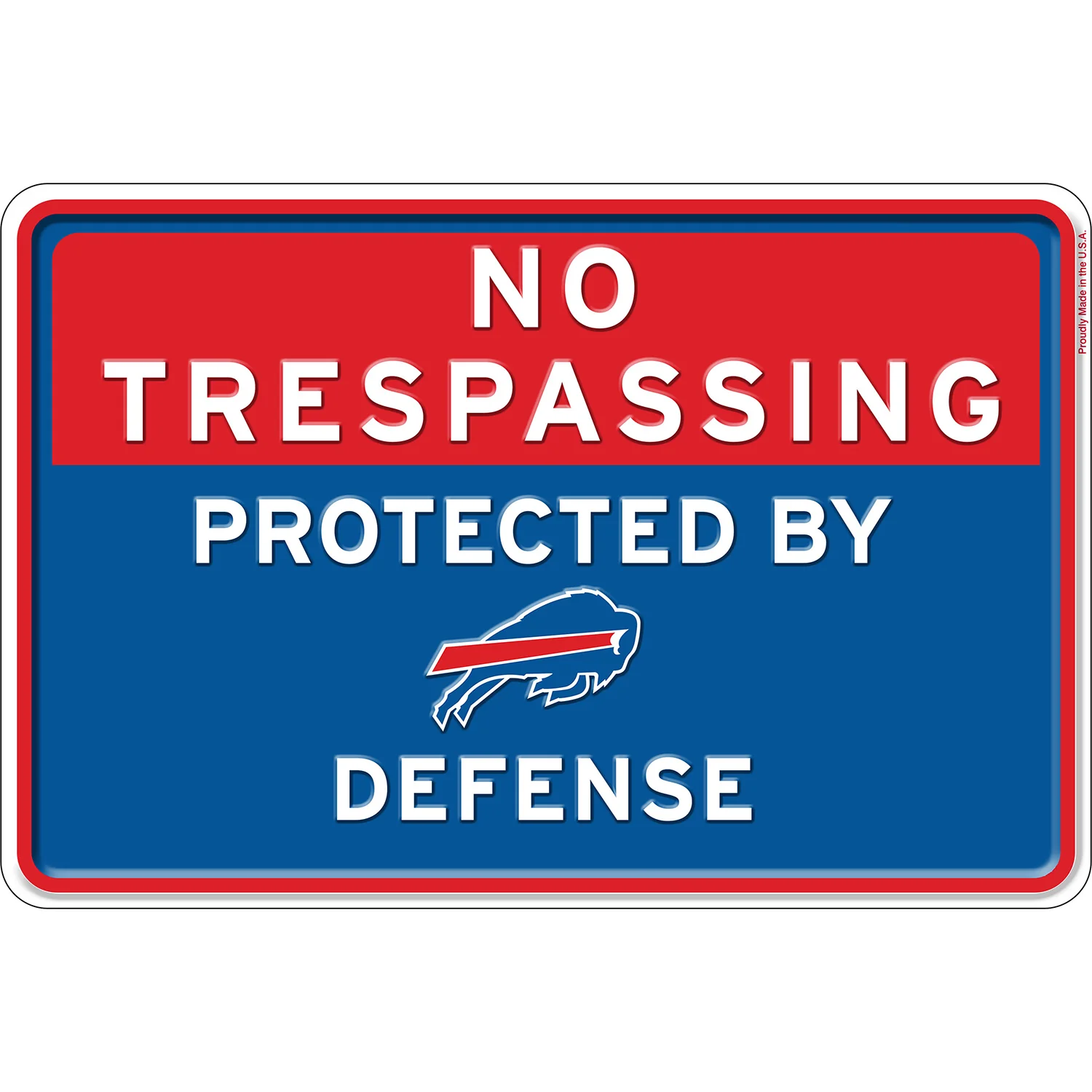 NFL No Trespassing Metal Sign - Image 32