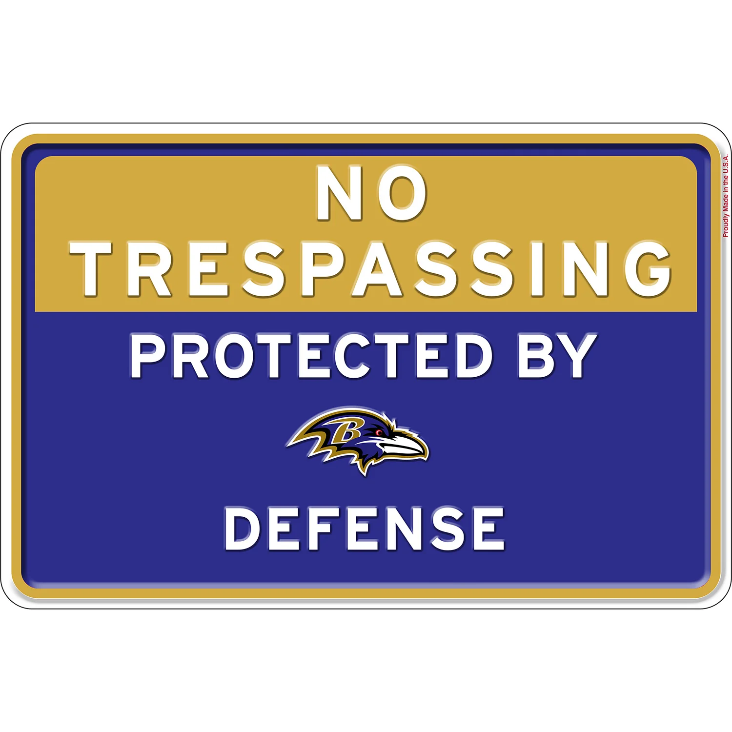 NFL No Trespassing Metal Sign - Image 33