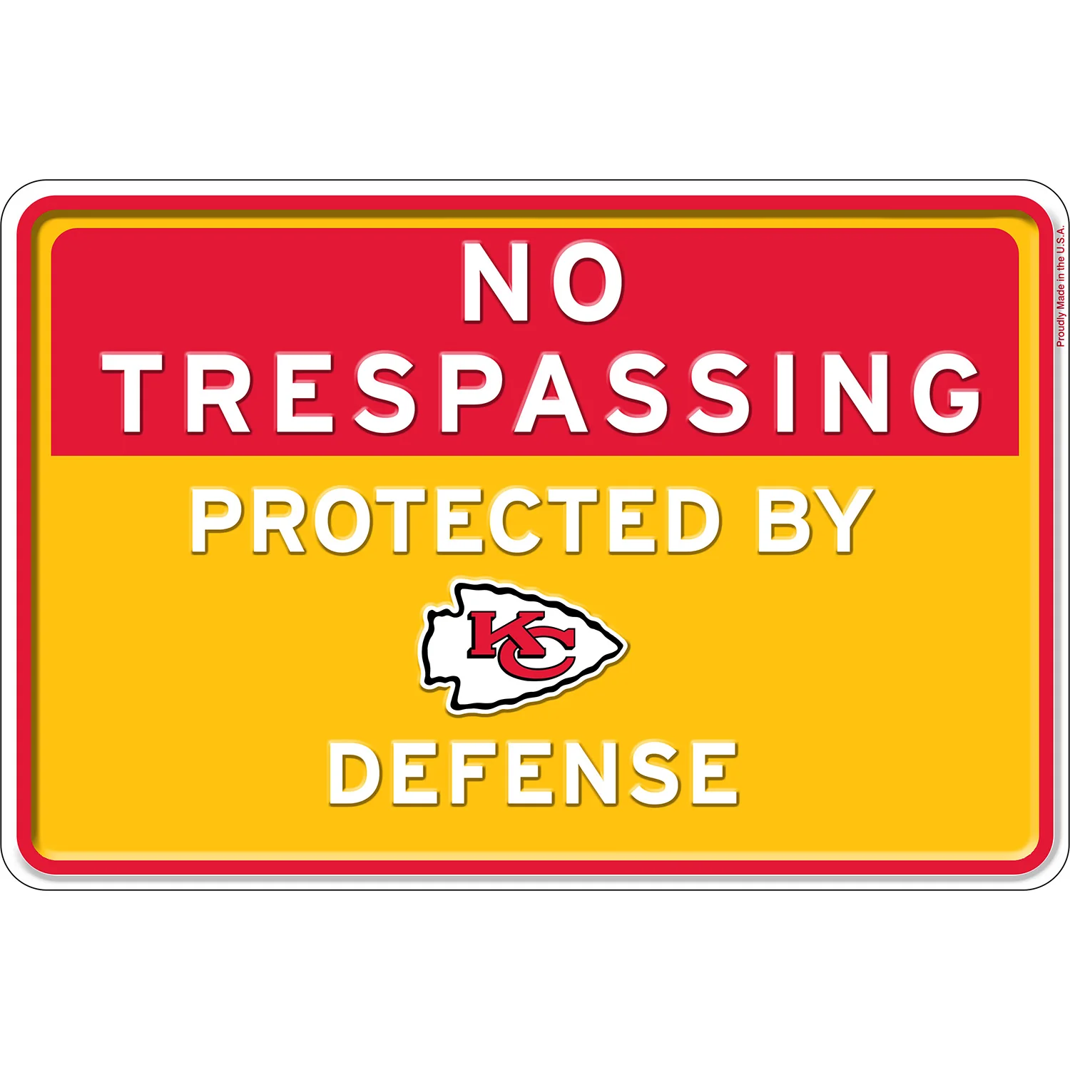 NFL No Trespassing Metal Sign - Image 6
