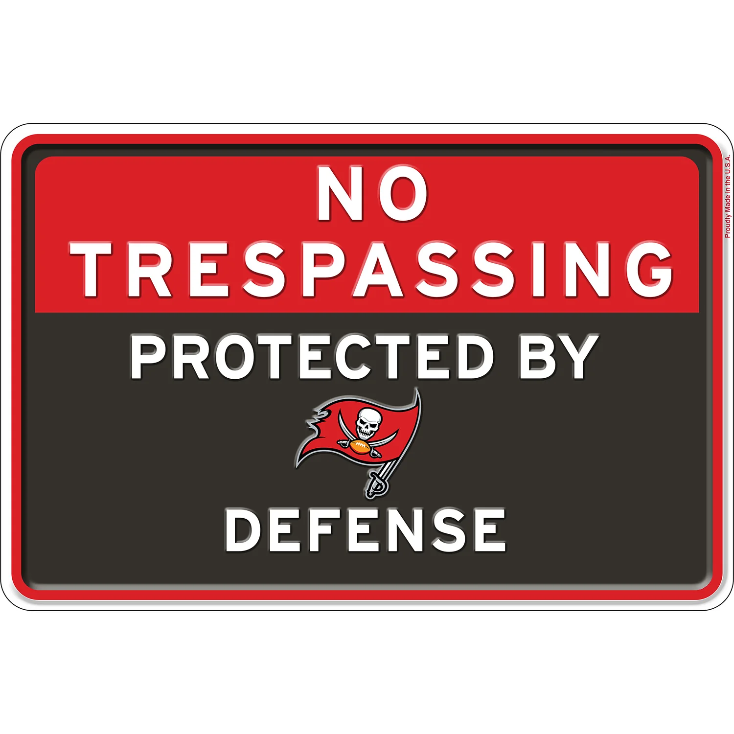 NFL No Trespassing Metal Sign - Image 9