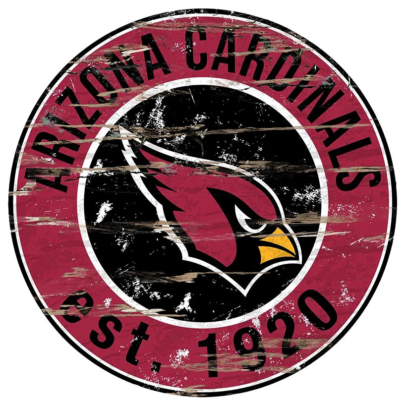 NFL Round Heritage Logo Sign 12" - Image 6