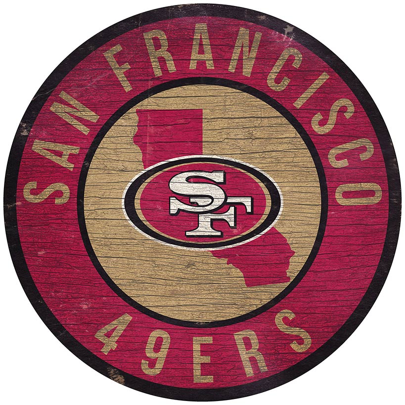 NFL State Circle Sign - Image 22