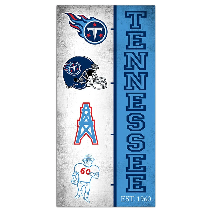 NFL Team Logo History Sign - Image 28