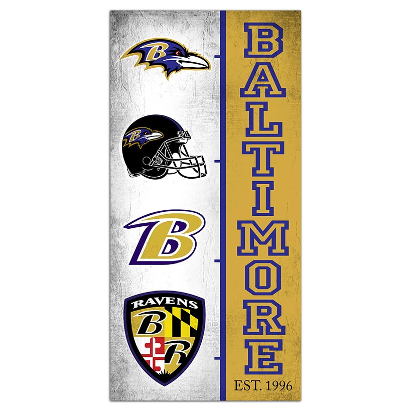 NFL Team Logo History Sign - Image 7