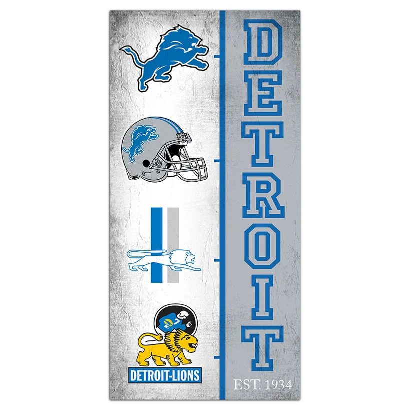 NFL Team Logo History Sign - Image 8
