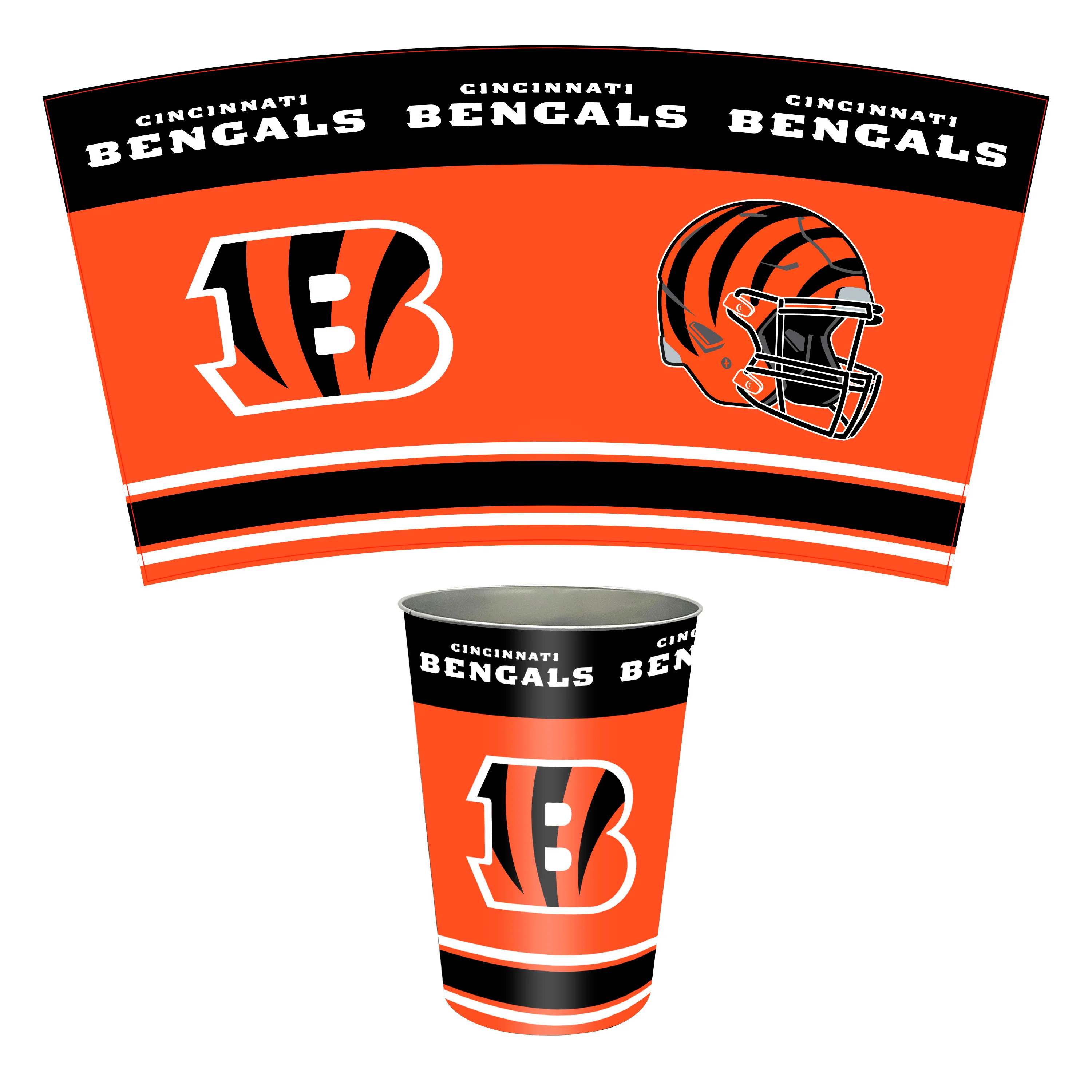 NFL Tin Wastebasket - Image 27