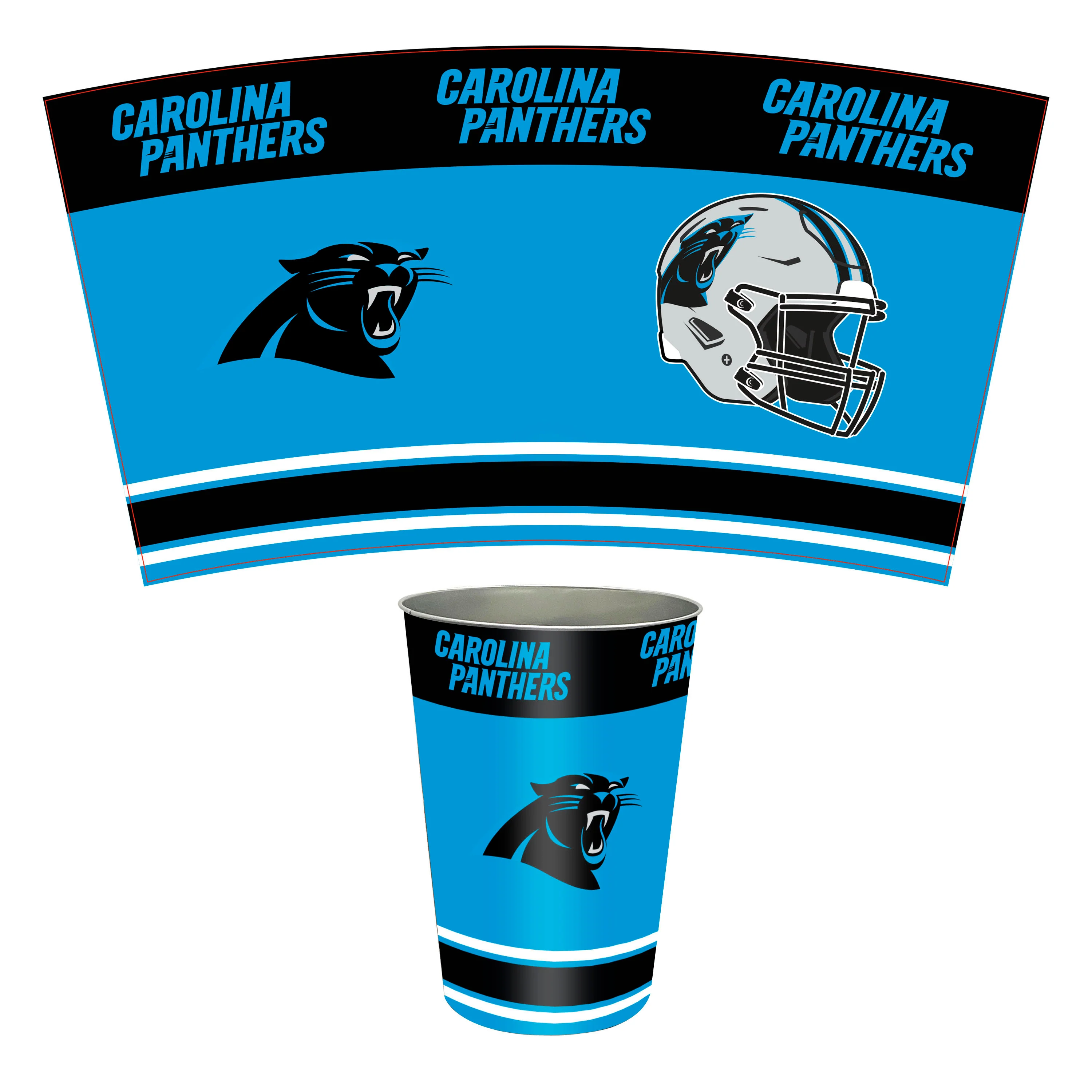 NFL Tin Wastebasket - Image 29