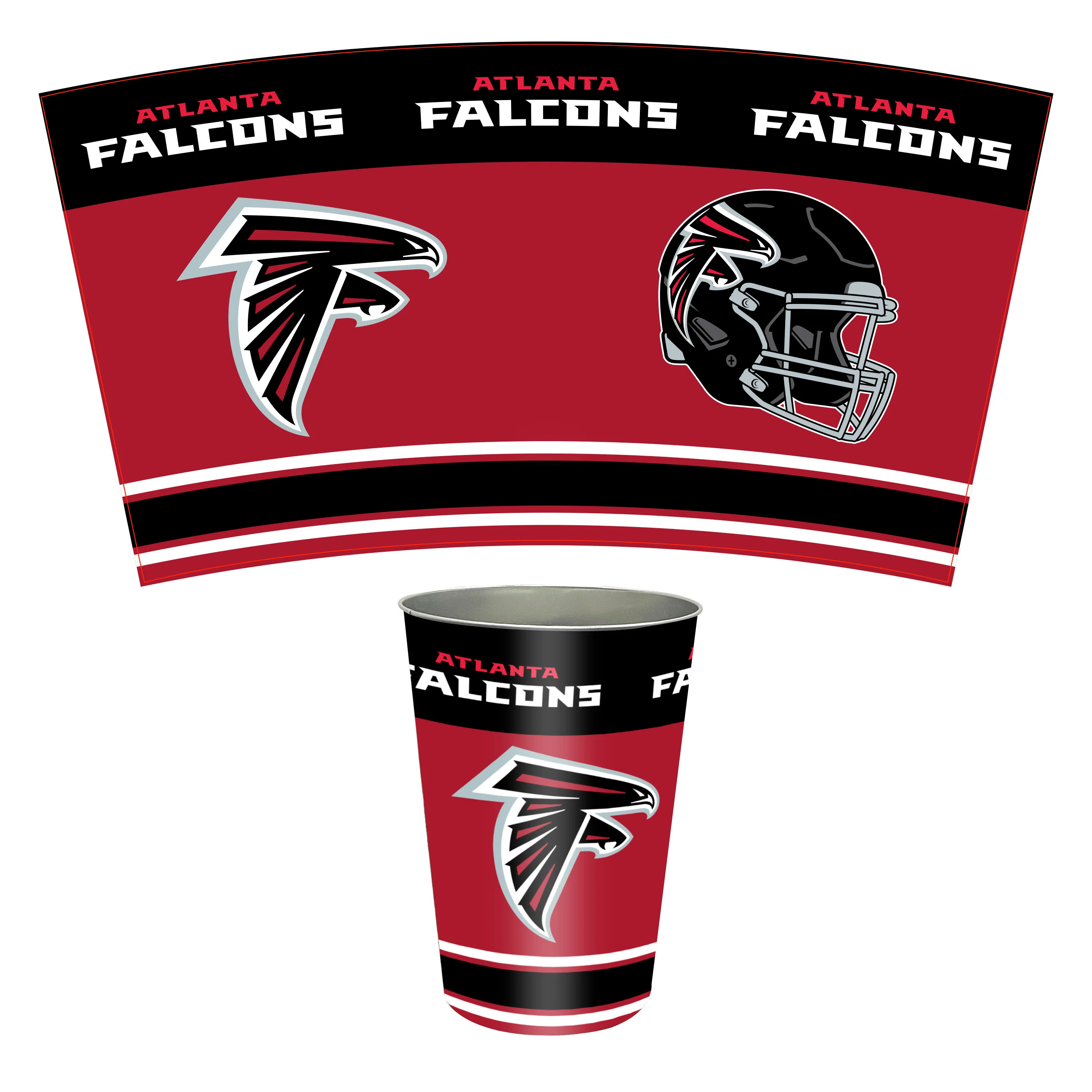 NFL Tin Wastebasket - Image 32