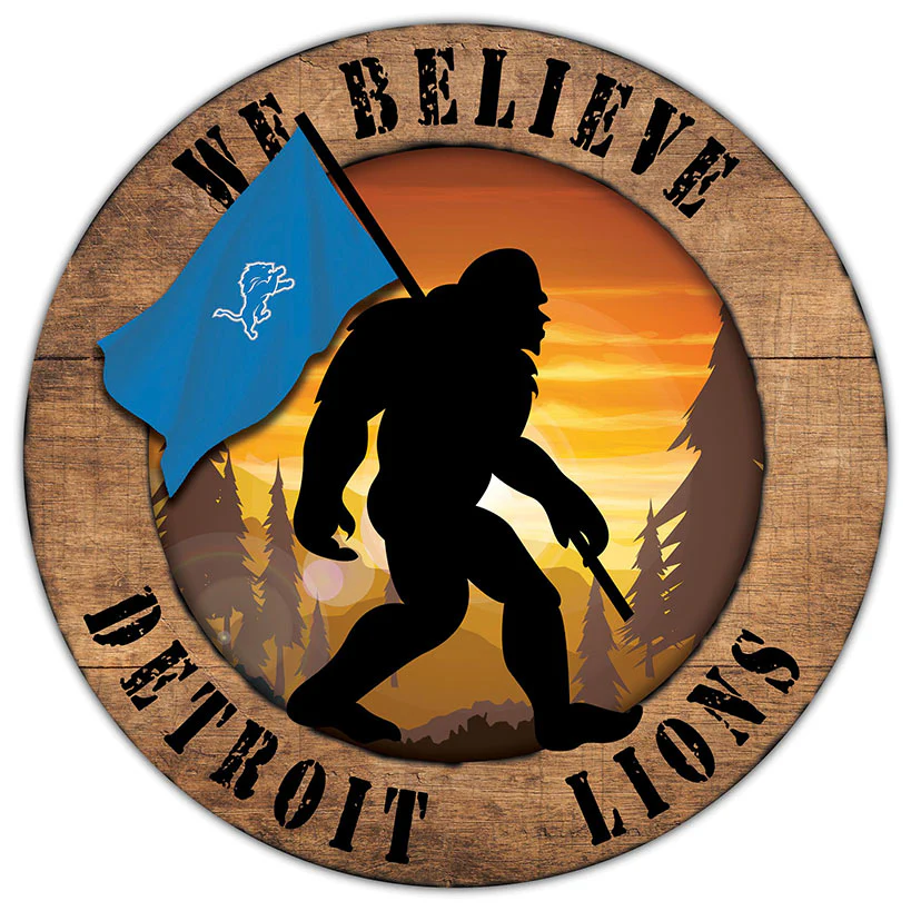 NFL We Believe Bigfoot Sign - Image 13