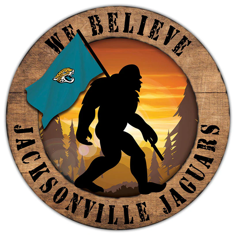 NFL We Believe Bigfoot Sign - Image 16