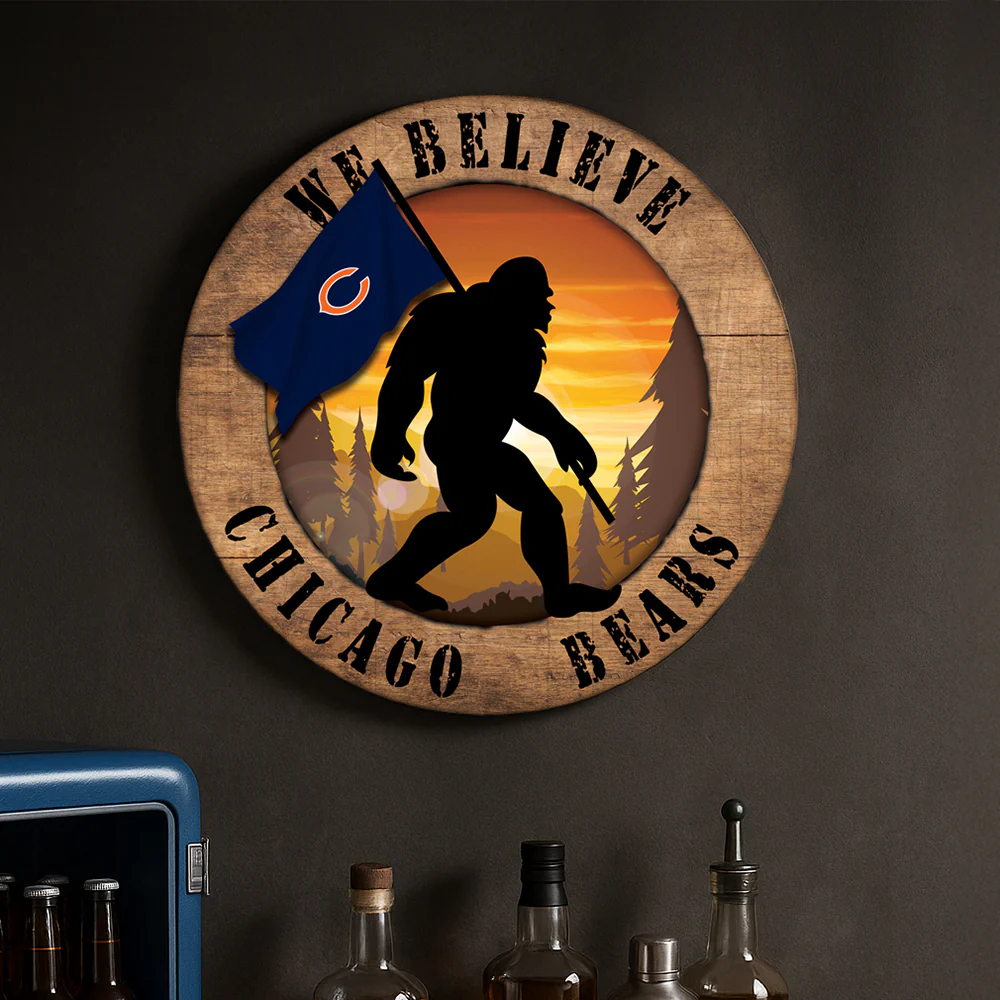 NFL We Believe Bigfoot Sign - Image 2