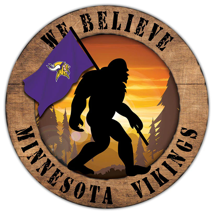 NFL We Believe Bigfoot Sign - Image 23