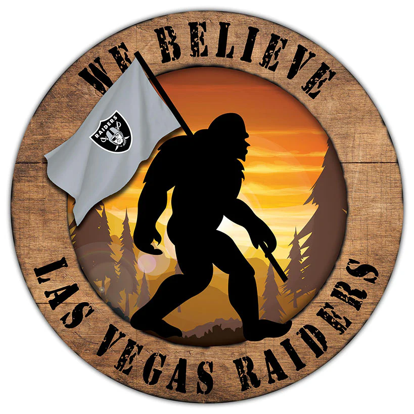 NFL We Believe Bigfoot Sign - Image 24