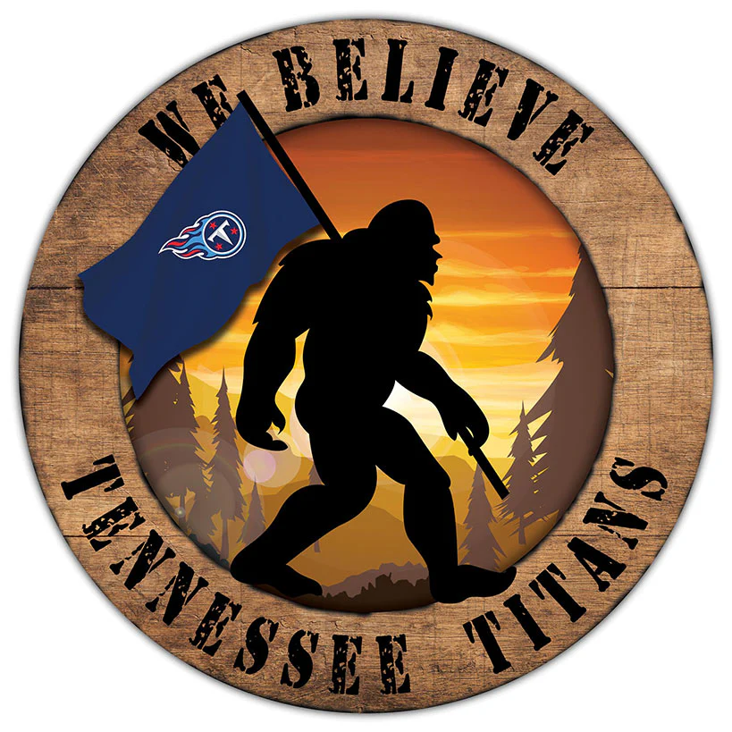 NFL We Believe Bigfoot Sign - Image 30