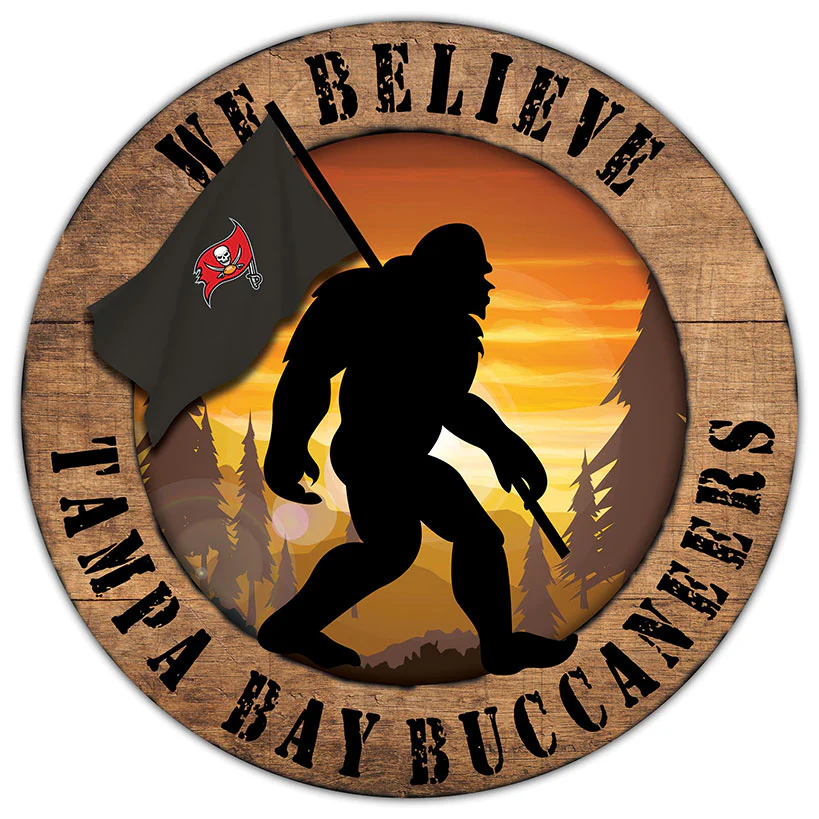 NFL We Believe Bigfoot Sign - Image 31