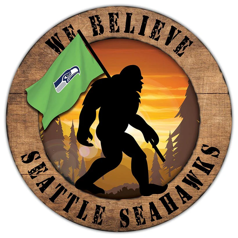 NFL We Believe Bigfoot Sign - Image 32