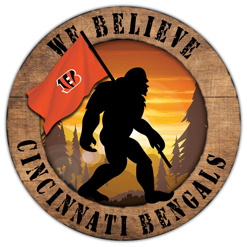 NFL We Believe Bigfoot Sign - Image 4
