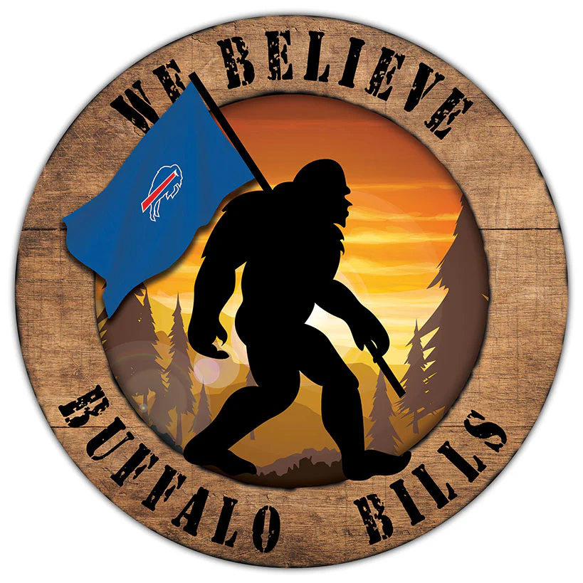 NFL We Believe Bigfoot Sign - Image 8