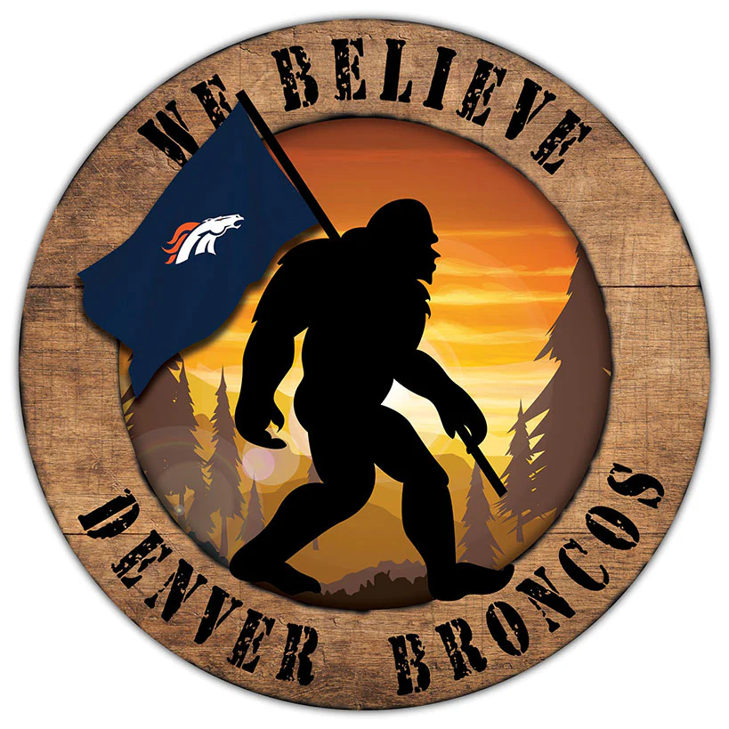 NFL We Believe Bigfoot Sign - Image 9