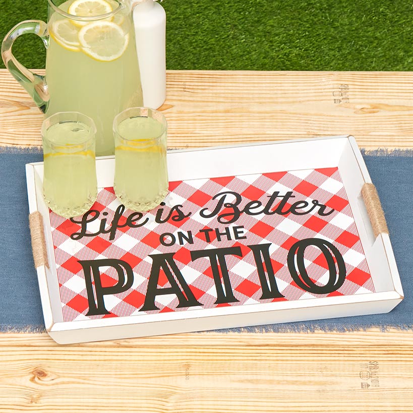 Outdoor BBQ Serving Tray or Caddy - Image 2