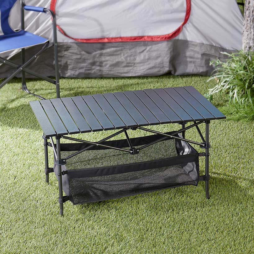 Outdoor Portable Folding Camping Table With Storage Bag - Image 3