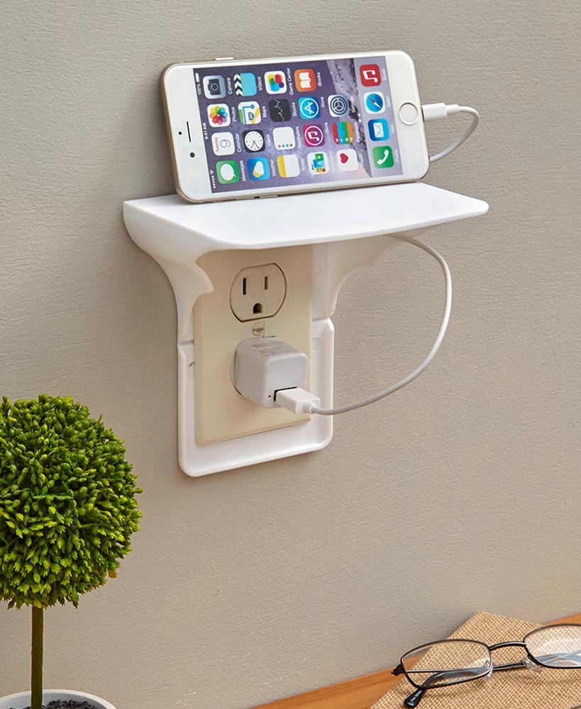 Outlet Shelf Wall Holder Set of 2 - Image 3