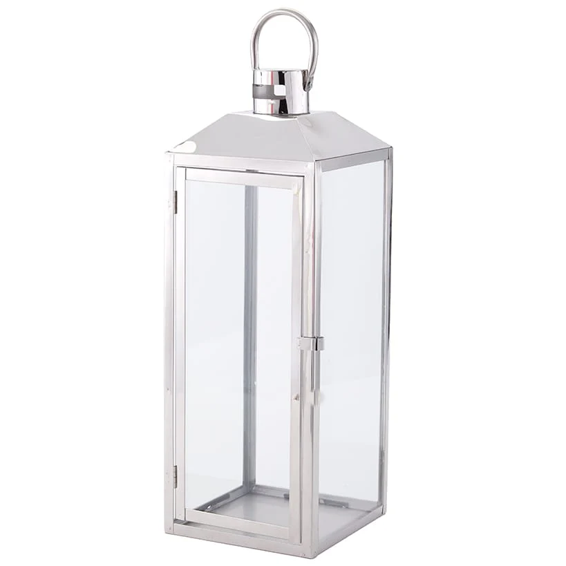 Oversized Silvertone Lantern - Image 5