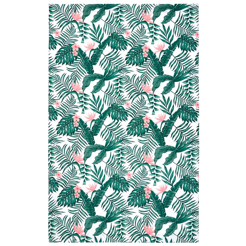 Palm Floral Window Panel 50" x 63" or 50" x 84" - Image 2