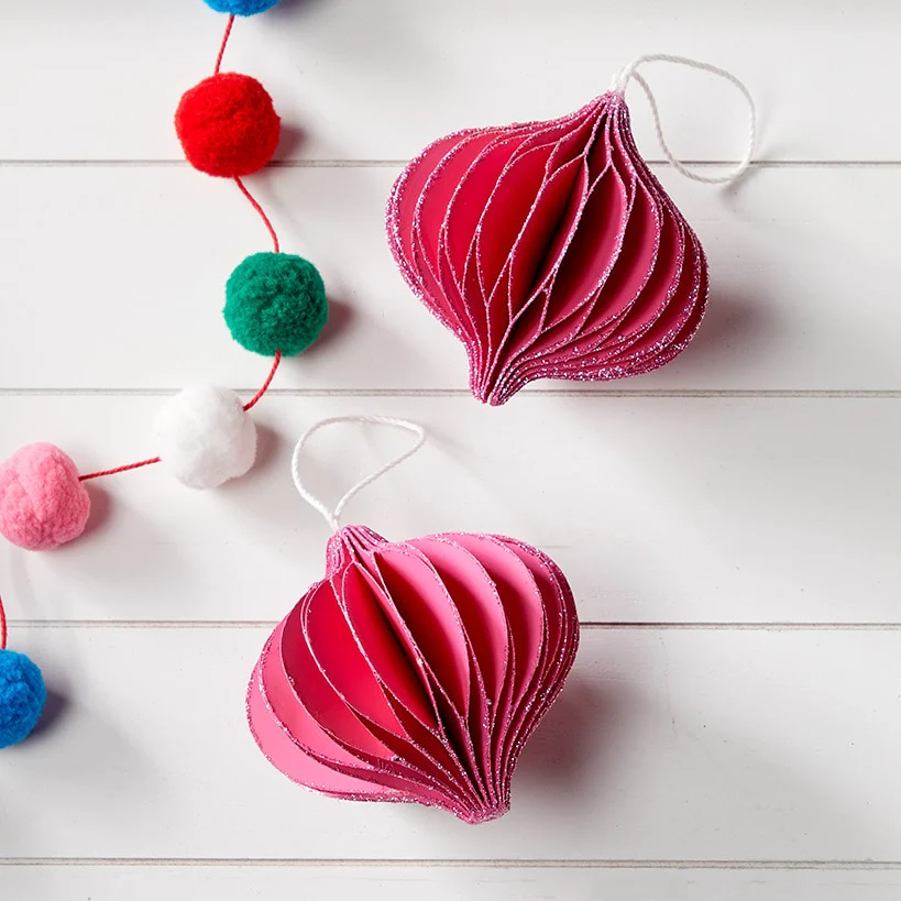 Shaped Paper Ornaments Set of 2 - Image 2