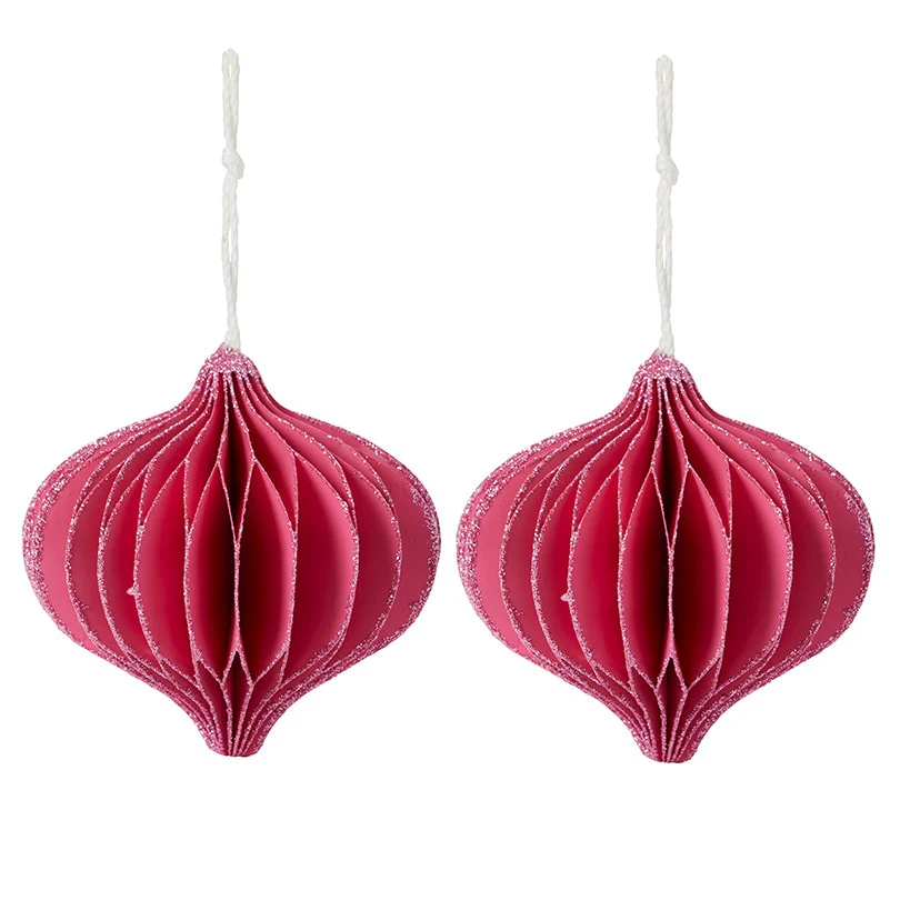Shaped Paper Ornaments Set of 2 - Image 6