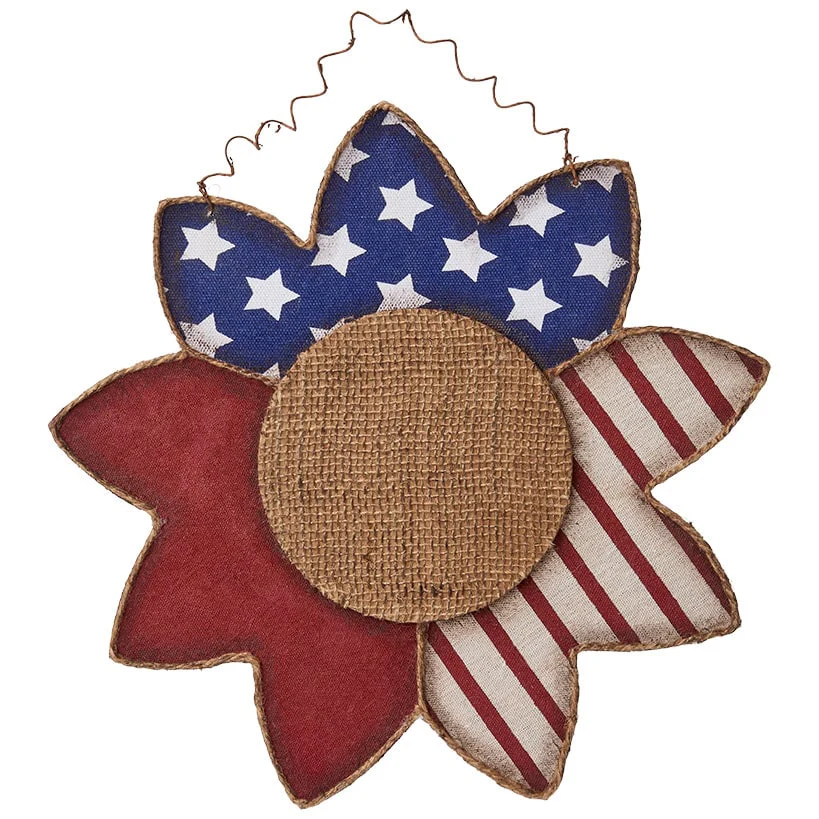 Patriotic Country Flower Wall Hanging - Image 2