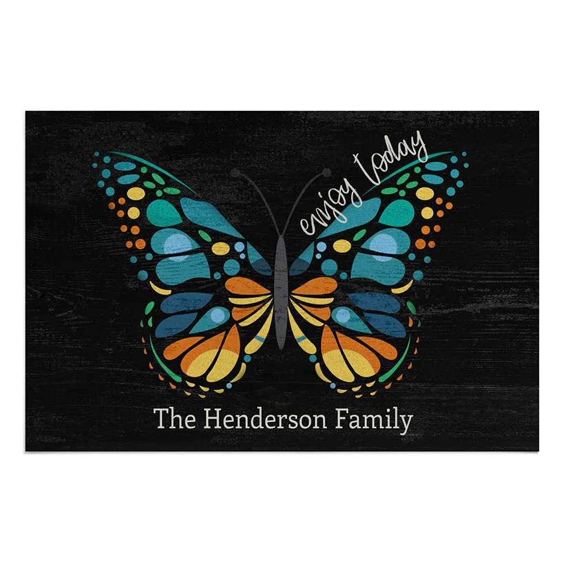 Personalized Butterfly Doormat - Image 3