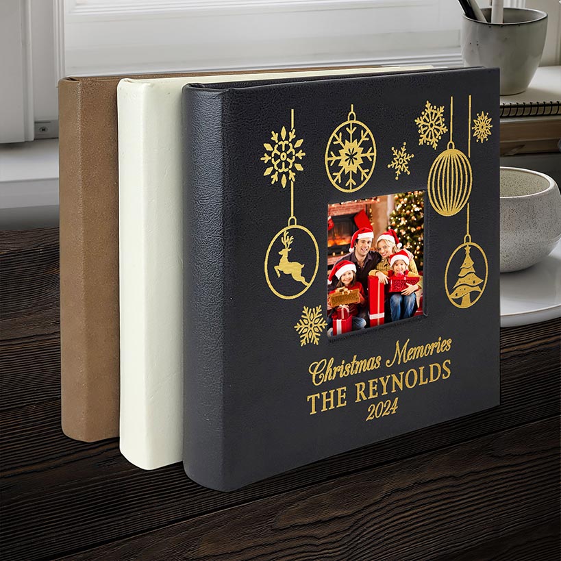 Personalized Christmas Ornaments Photo Album - Image 3