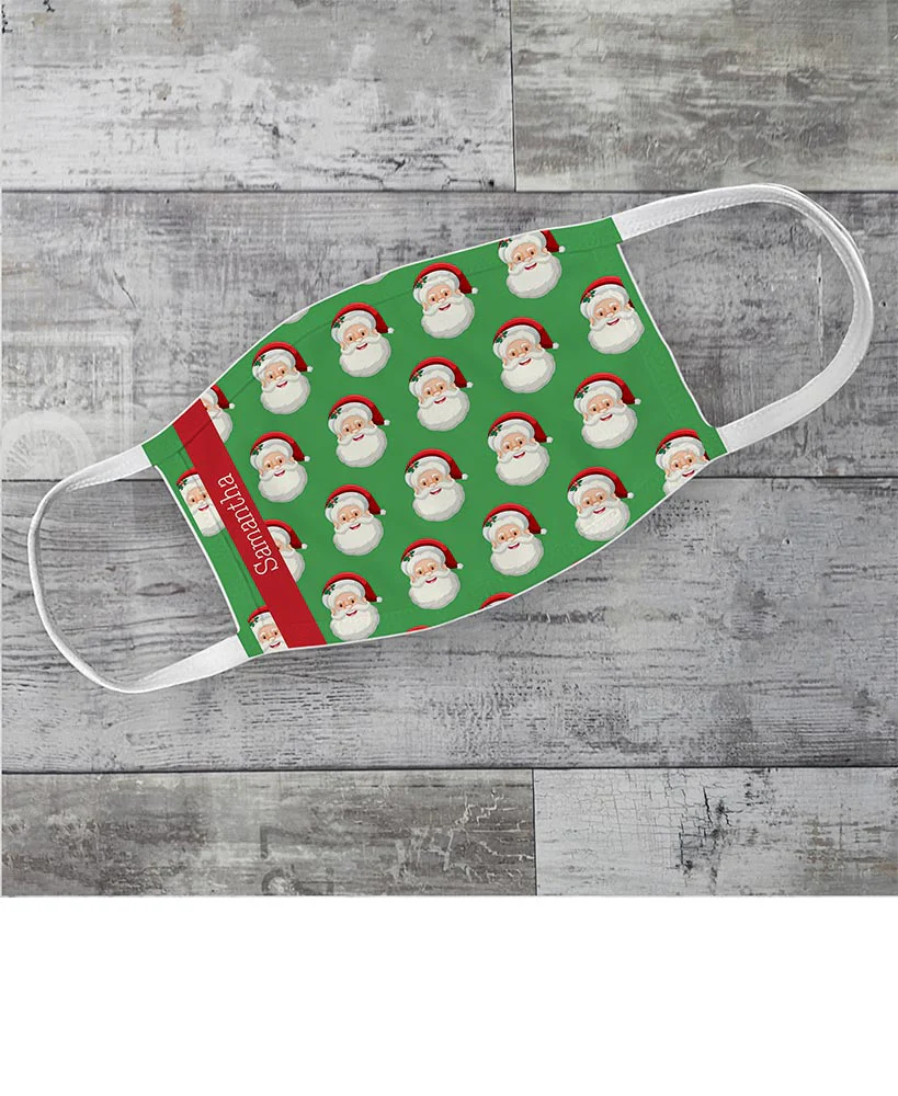 Personalized Christmas-Themed Face Masks
