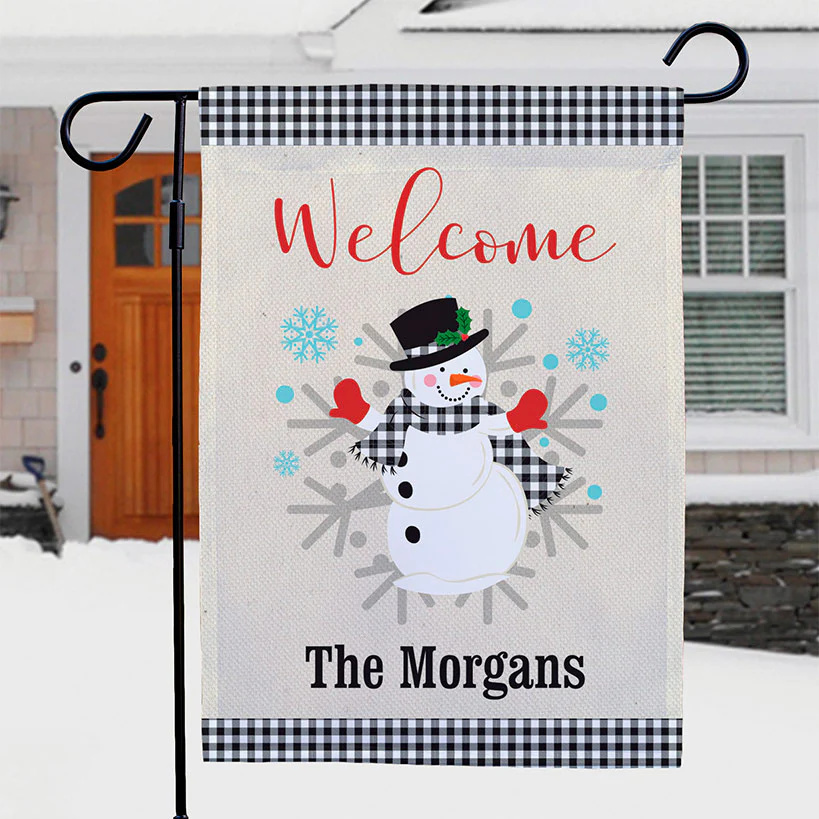 Personalized Christmas Winter Holiday Double-sided Garden Flag - Image 4