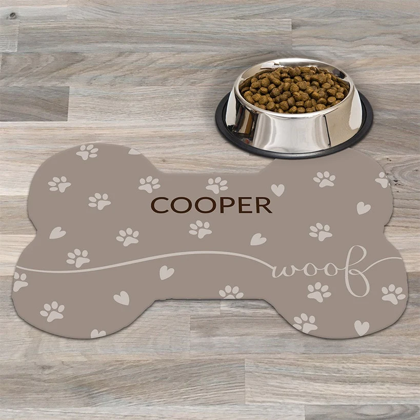 Personalized Dog Bone Rug