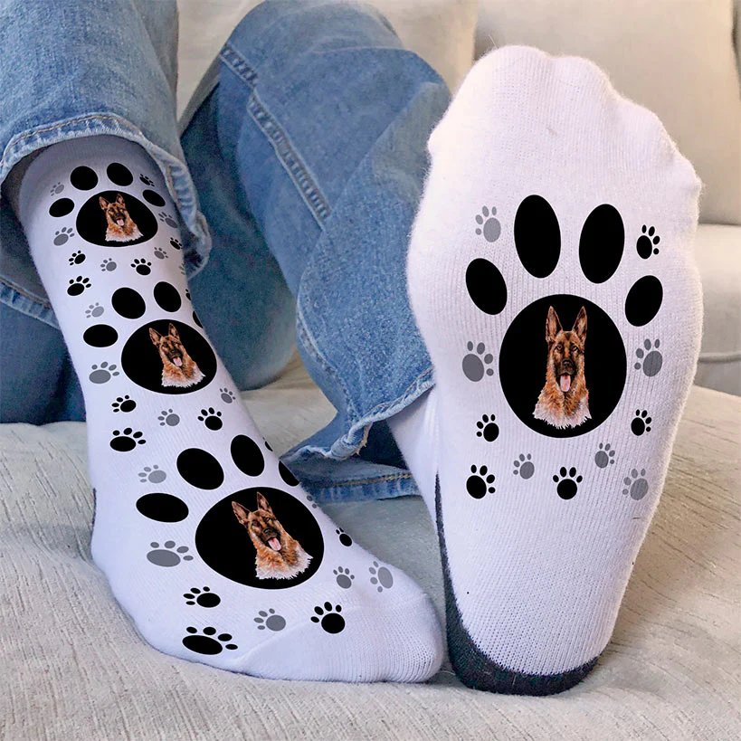 Personalized Dog Breed Crew Socks - Image 4