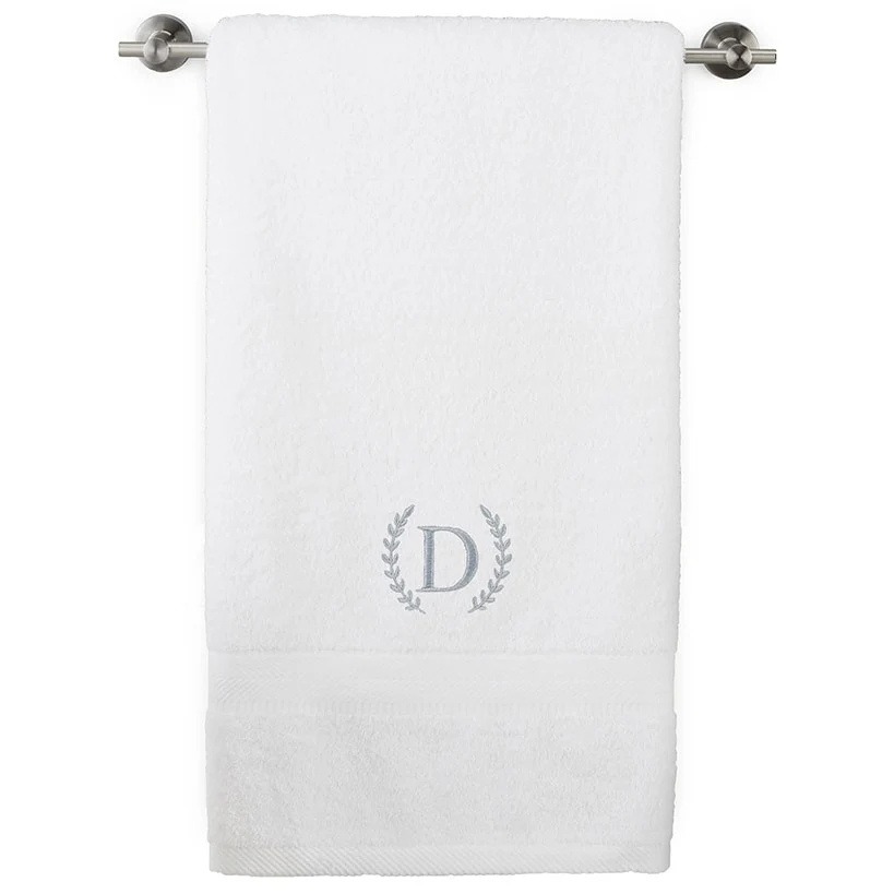 Personalized Embroidered White Bath Towels - Image 9