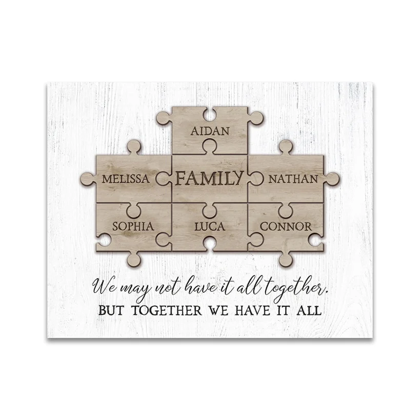 Personalized Family Puzzle Wall Signs - Image 4