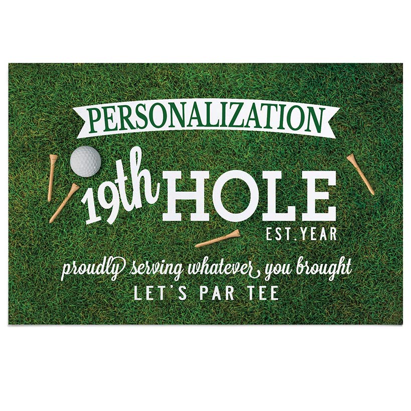 Personalized Golfer's Novelty Doormat - Image 5