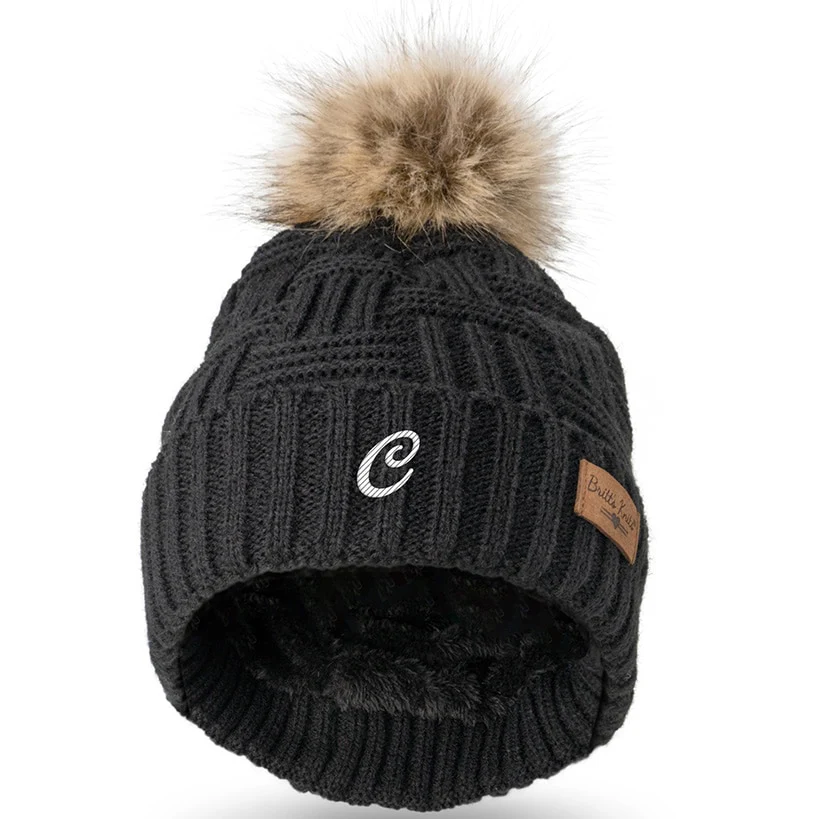 Personalized Initial Adult Knit Hat - Image 6