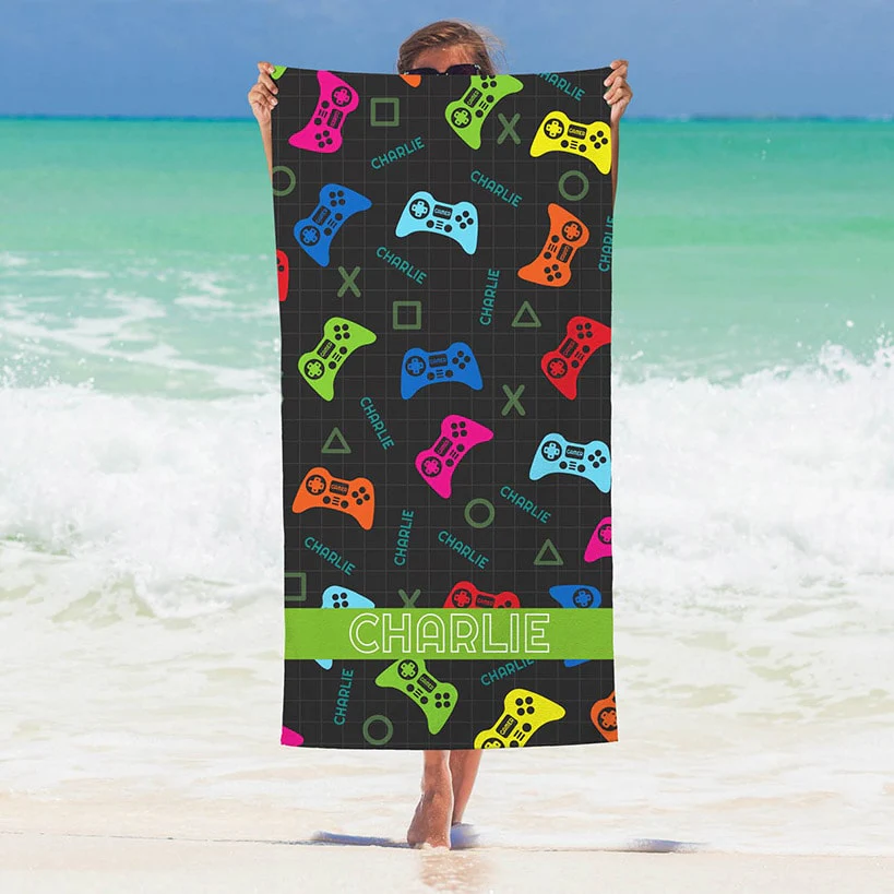 Personalized Kids Beach Towels - Image 6