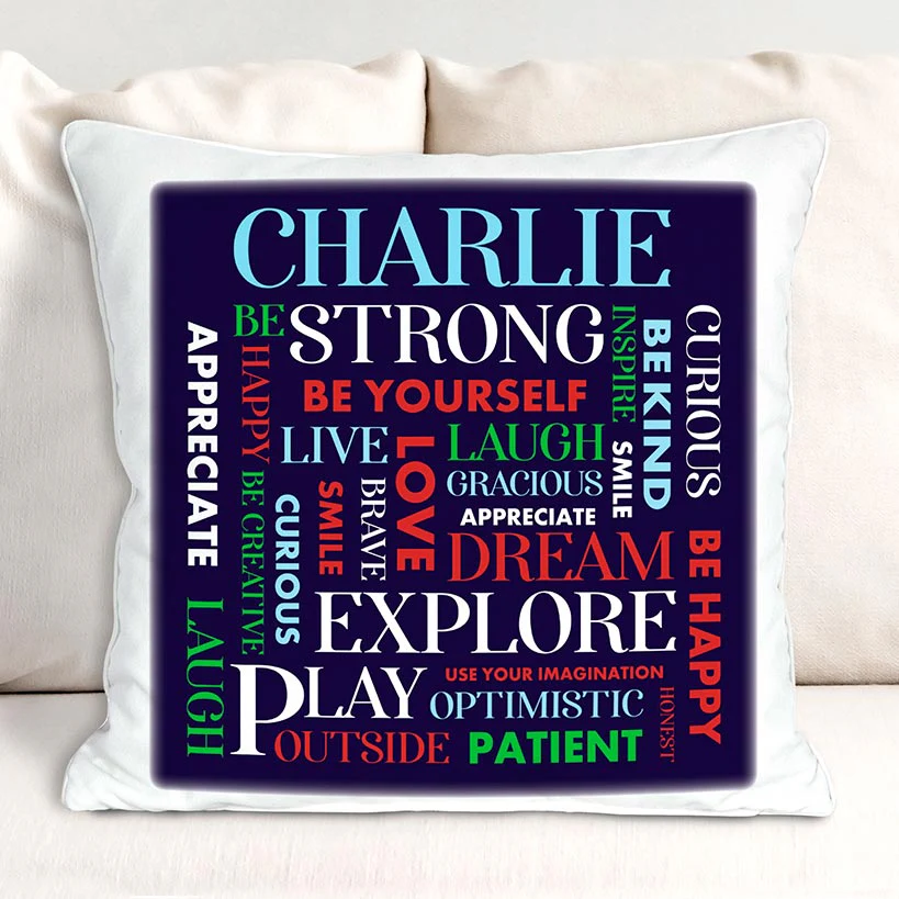Personalized Kids' Inspirational Sherpa Throws or Pillows - Image 4