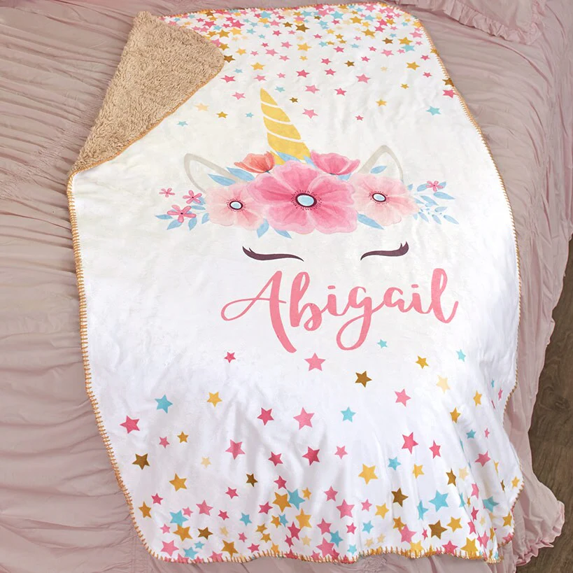 Personalized Kids' Sherpa Throws - Image 5