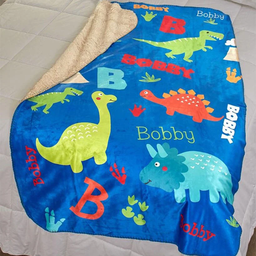 Personalized Kids' Sherpa Throws - Image 9