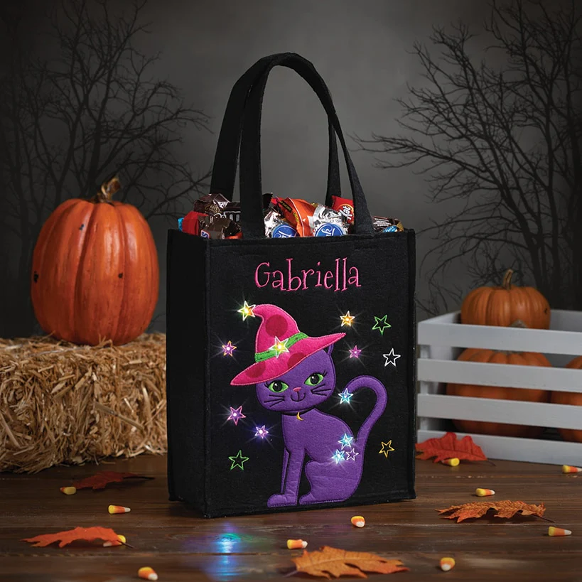 Personalized LED Halloween Treat Bag - Image 7